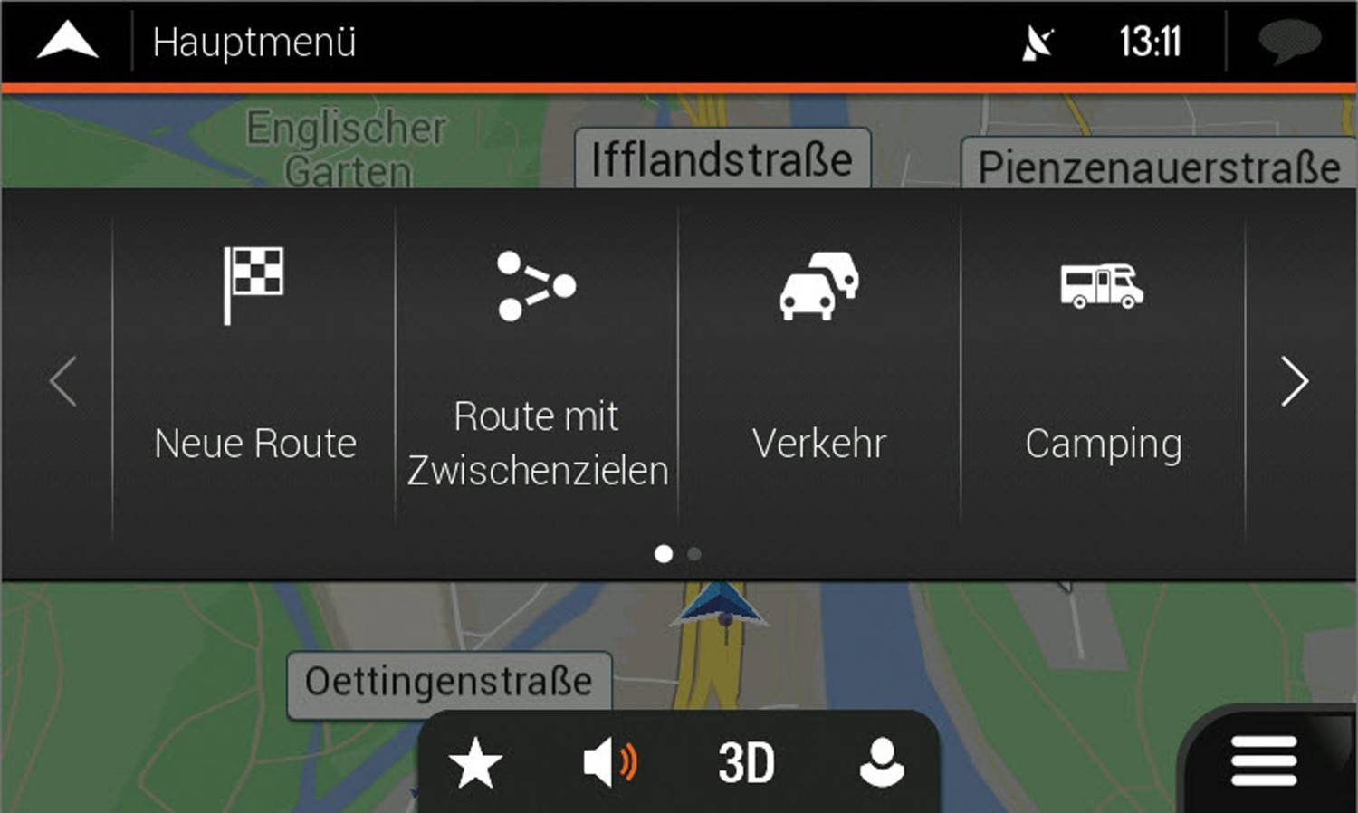 Camper- Navigation für Ford Transit von Xzent: Xzent X-F285, X-MAP27 MH1, Bild 2 Naviceiver Xzent X-F285, X-MAP27 MH1 im Test, Bild 2