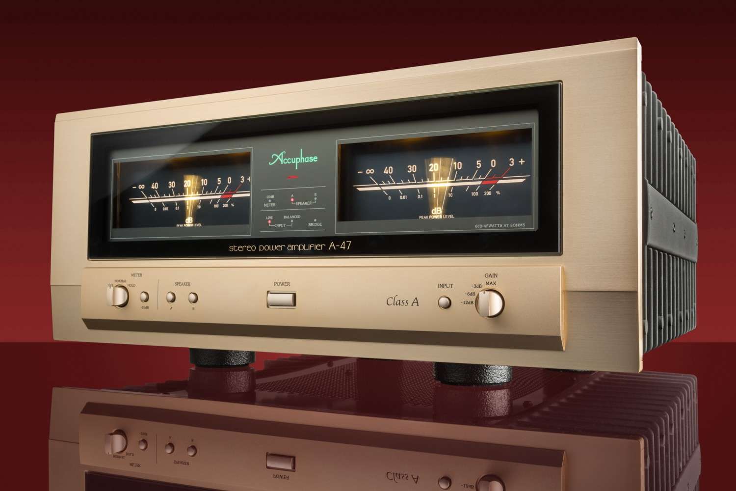 Ganz behutsam: Accuphase A-47, Bild 1 Endstufen Accuphase A-47 im Test, Bild 1