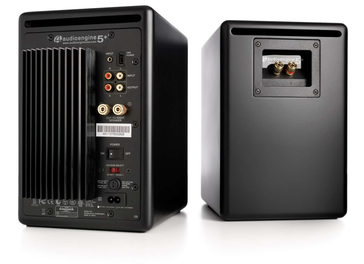 Tellerand: Audioengine A5+, Bild 3 Aktivlautsprecher Audioengine A5+ im Test, Bild 3