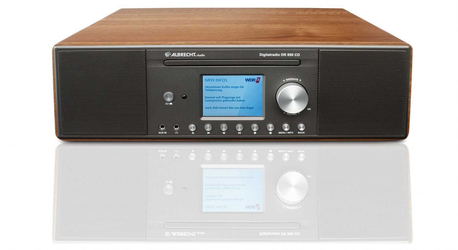 Test DAB+ Radio Albrecht DR 890 CD sehr gut