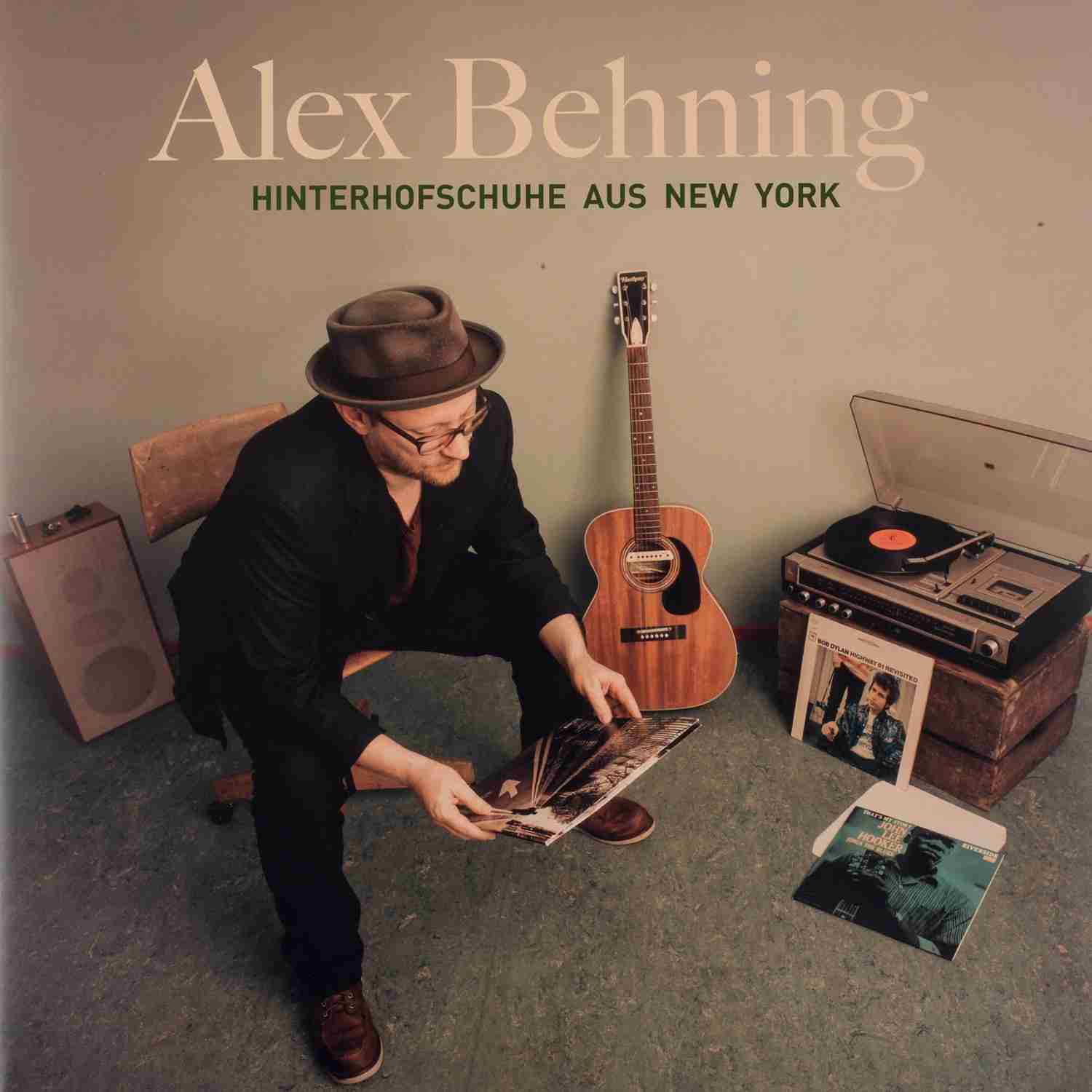 Alex Behning – Hinterhofschuhe aus New York: Alex Behning – Hinterhofschuhe aus New York (Ufer Records), Bild 1 Schallplatte Alex Behning – Hinterhofschuhe aus New York (Ufer Records) im Test, Bild 1