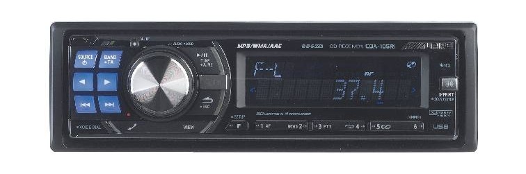 1-DIN-Autoradios Alpine CDA-105Ri, Alpine PXA-H100 im Test , Bild 2