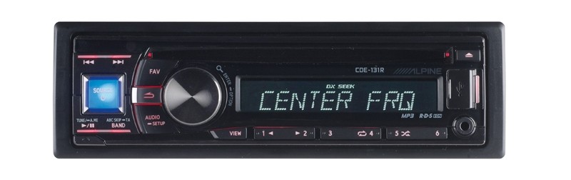 Serientest: Alpine CDE-131R, Alpine CDE-133BT, Bild 1 1-DIN-Autoradios Alpine CDE-131R, Alpine CDE-133BT im Test , Bild 1
