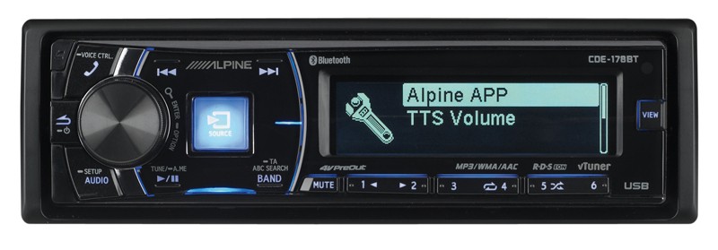 Alpine CDE-178BT, Bild 1 1-DIN-Autoradios Alpine CDE-178BT im Test, Bild 1