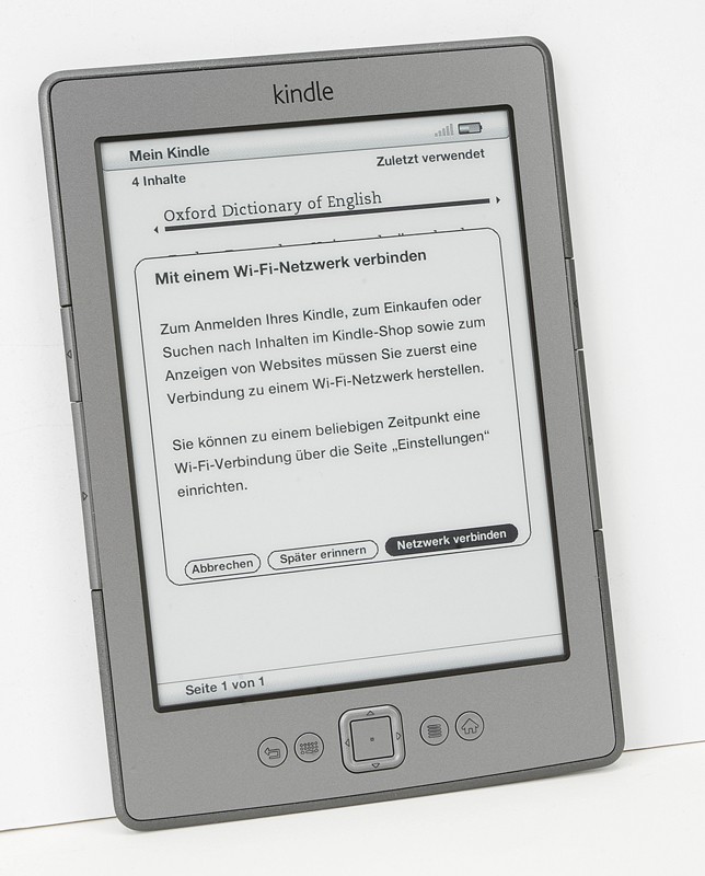 E-Book Reader Amazon Kindle 4 Wi-Fi im Test, Bild 2