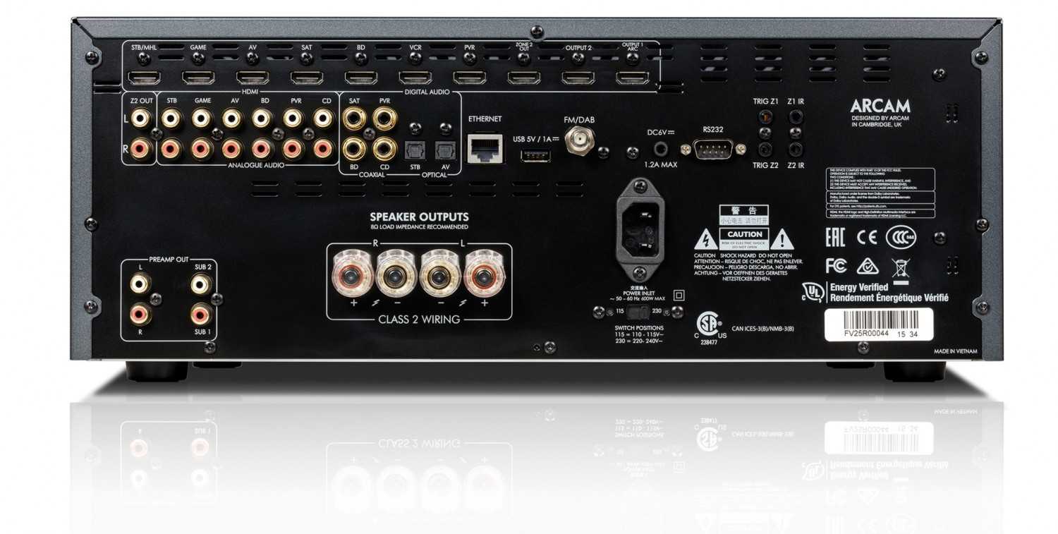 AV-Receiver Arcam SR250 im Test, Bild 2