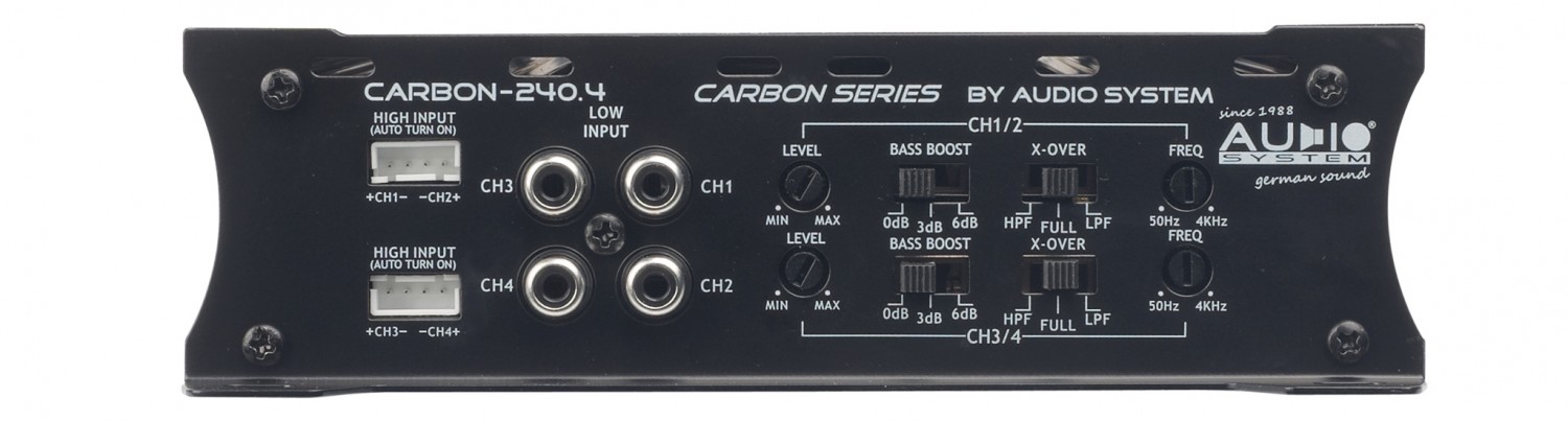 In-Car Endstufe Mono Audio System Carbon-500.1D, Audio System Carbon-240.4 im Test , Bild 4