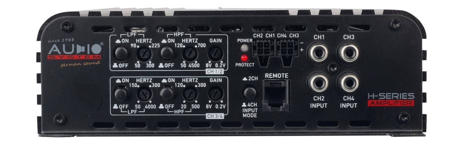 Car Hifi Endstufe 4-Kanal Audio System H-1600.4 D 24V im Test, Bild 3