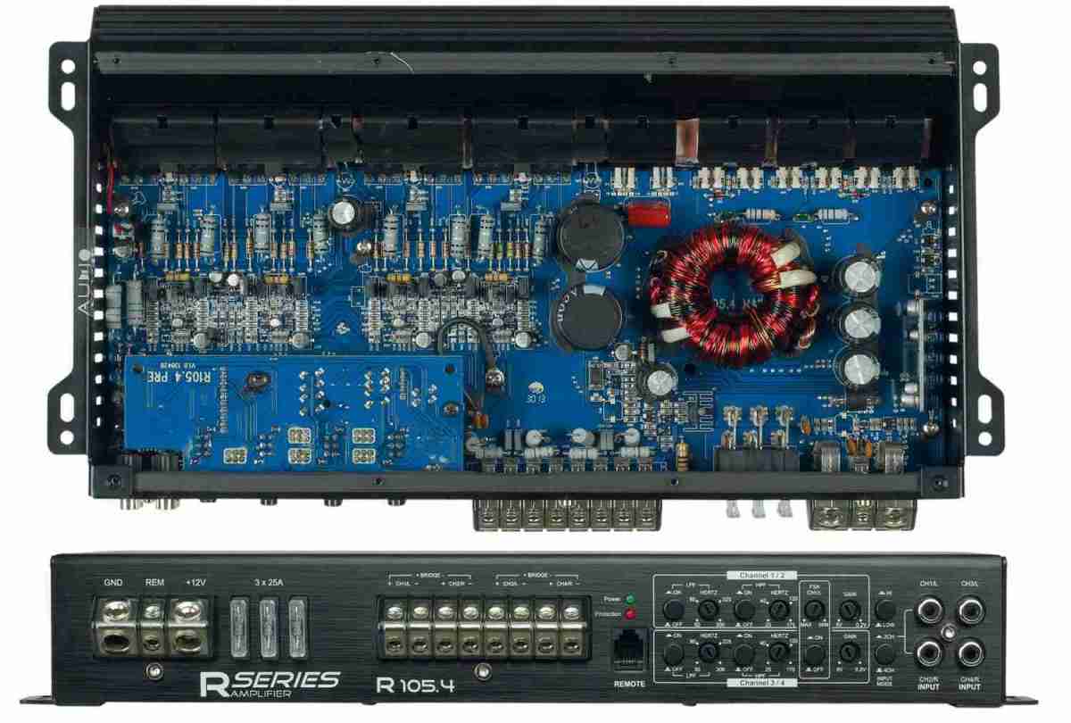 Car-HiFi Endstufe 4-Kanal Audio System R 105.4 im Test, Bild 2