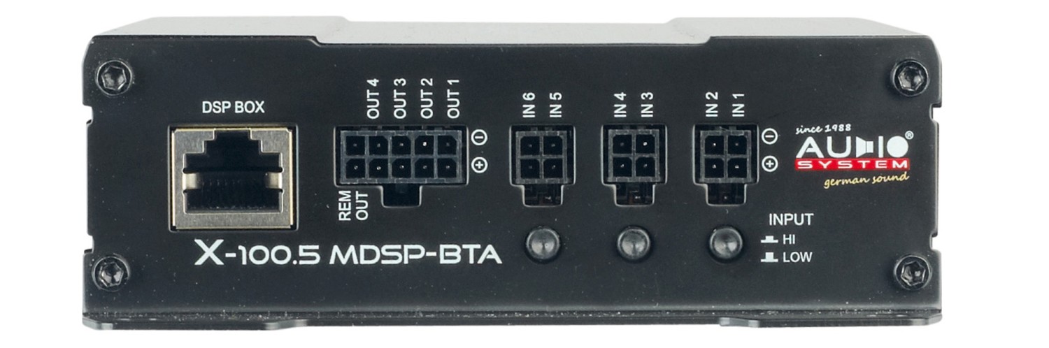Starkes Upgrade: Audio System X-100.5 MDSP-BTA, Bild 3 Car Hifi Endstufe Multikanal Audio System X-100.5 MDSP-BTA im Test, Bild 3