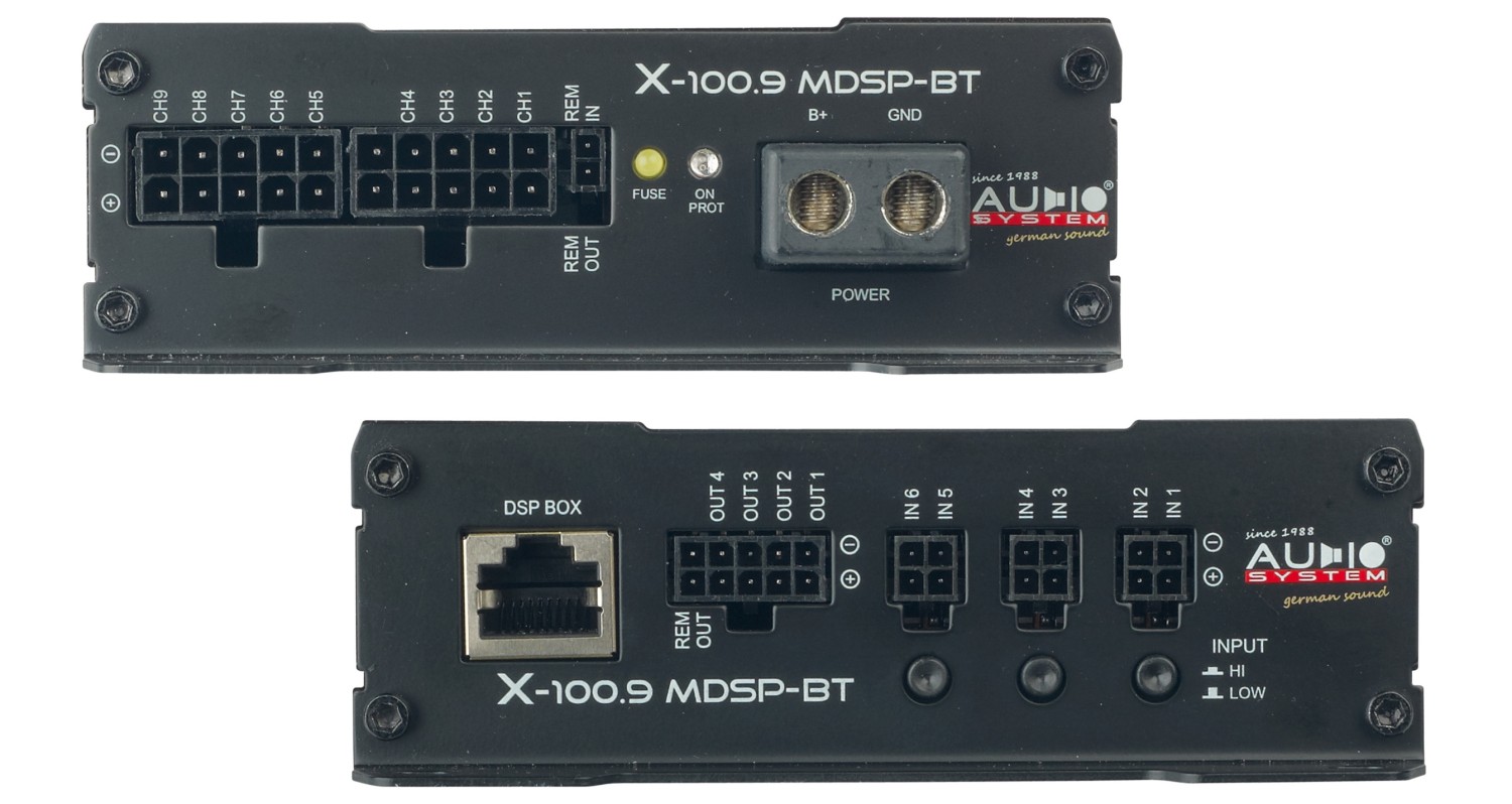 Mini-Multi- Power: Audio System X-100.9 MDSP-BT, Bild 4 Car Hifi Endstufe Multikanal Audio System X-100.9 MDSP-BT im Test, Bild 4