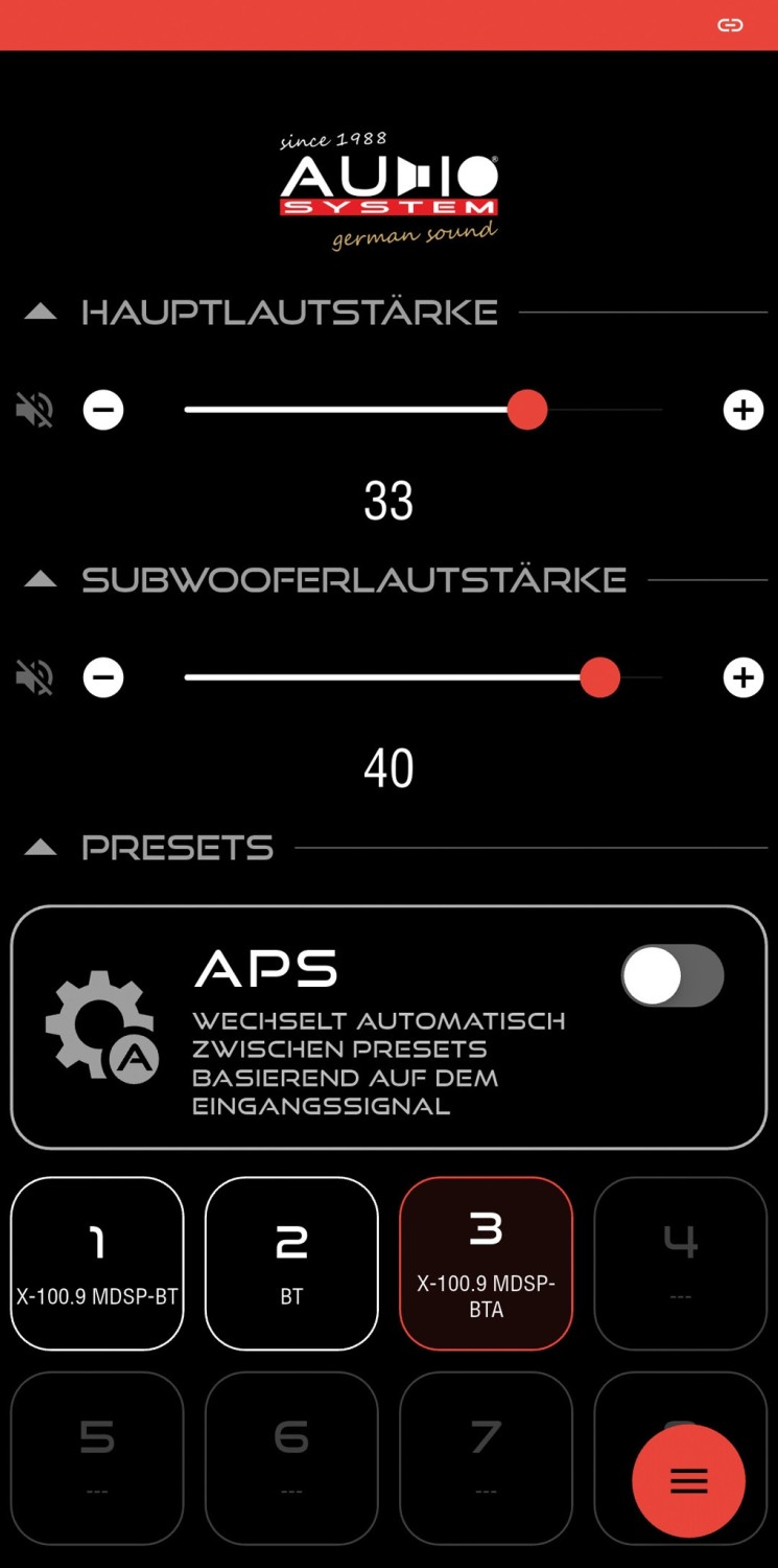 Audio System X-100.9 MDSP-BTA – 9 Kanal Endstufe mit 13 Kanal DSP: Audio System X-100.9 MDSP-BTA, Bild 6 Car Hifi Endstufe Multikanal Audio System X-100.9 MDSP-BTA im Test, Bild 6