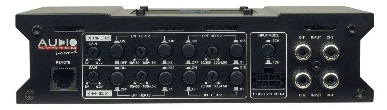 Car-HiFi Endstufe 4-Kanal Audio System X-80.4 D im Test, Bild 3