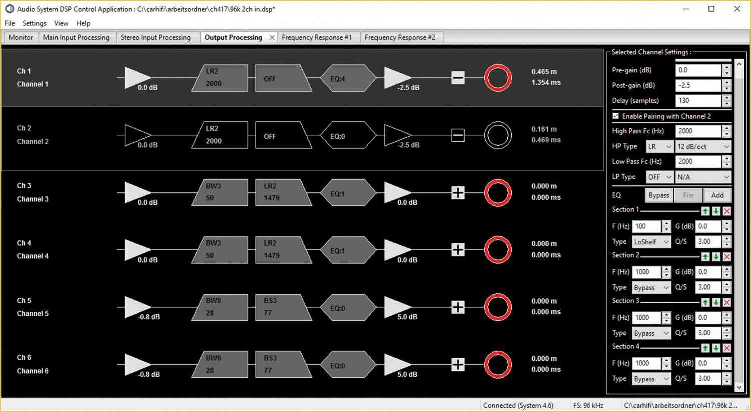 Car-HiFi Endstufe 4-Kanal Audio System X-80.4 DSP im Test, Bild 7