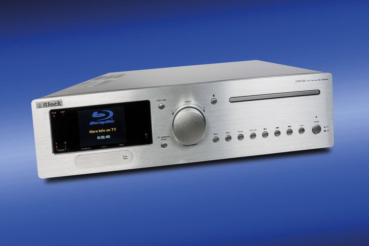 Scheibenweise: Audioblock CVR-200, Bild 1 Blu-ray/DVD-Receiver Audioblock CVR-200 im Test, Bild 1