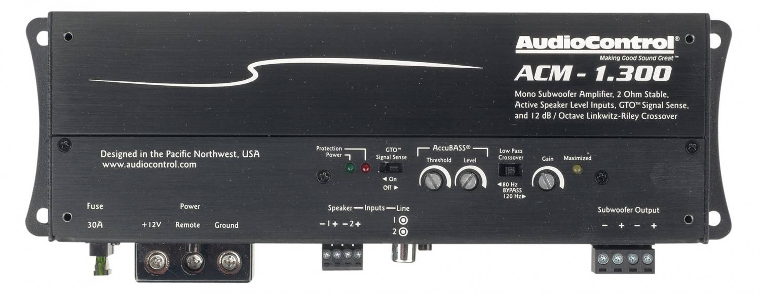 Car-HiFi Endstufe Mono Audiocontrol ACM-1.300, Audiocontrol ACM-2.300 im Test , Bild 6