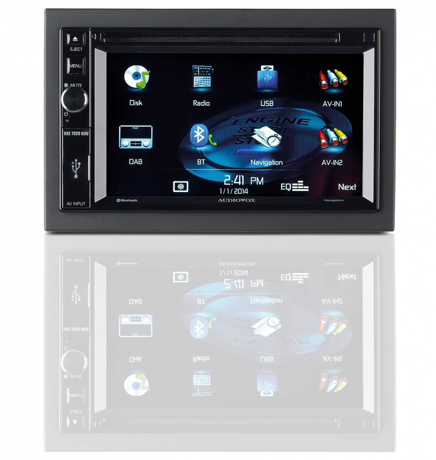 Komplettpaket: Audiovox VXE 7020 NAV, Bild 1 Naviceiver Audiovox VXE 7020 NAV im Test, Bild 1