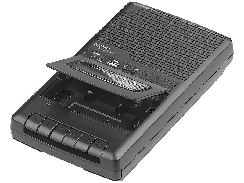 Portable- und Outdoor-Soundsysteme Auvisio Mobiler Kassettenspieler & USB-Digitalisierer (ZX1817) im Test, Bild 2
