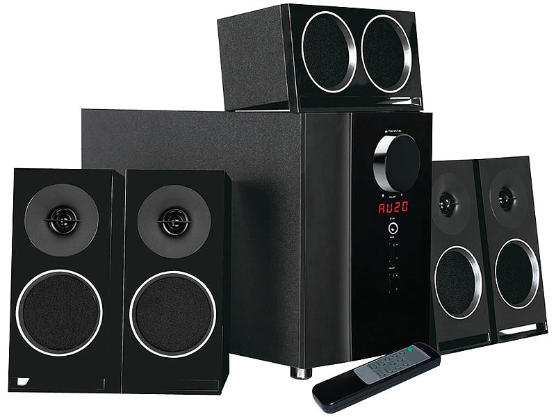 Günstiger Einstieg: Auvisio PX1403, Bild 1 Lautsprecher Surround Auvisio PX1403 im Test, Bild 1