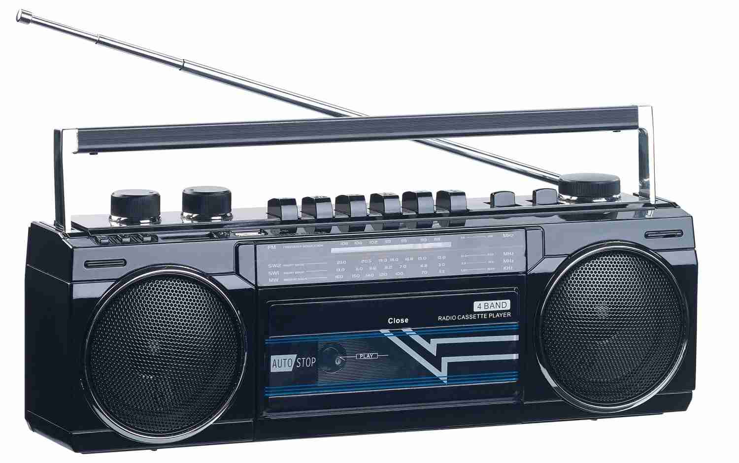 Portable- und Outdoor-Soundsysteme Auvisio Retro-Boombox im Test, Bild 2