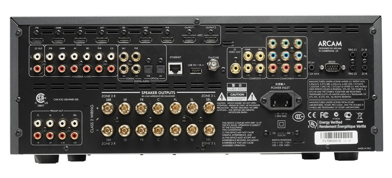 Top of the Tops: Arcam AVR750, Bild 3 AV-Receiver Arcam AVR750 im Test, Bild 3
