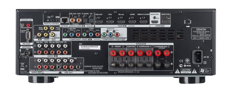 Wachablösung: Denon AVR-2313, Bild 3 AV-Receiver Denon AVR-2313 im Test, Bild 3