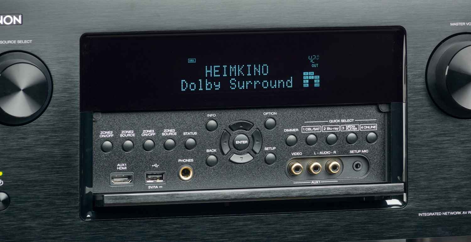 Above all: Denon AVR-X7200W, Bild 4 AV-Receiver Denon AVR-X7200W im Test, Bild 4