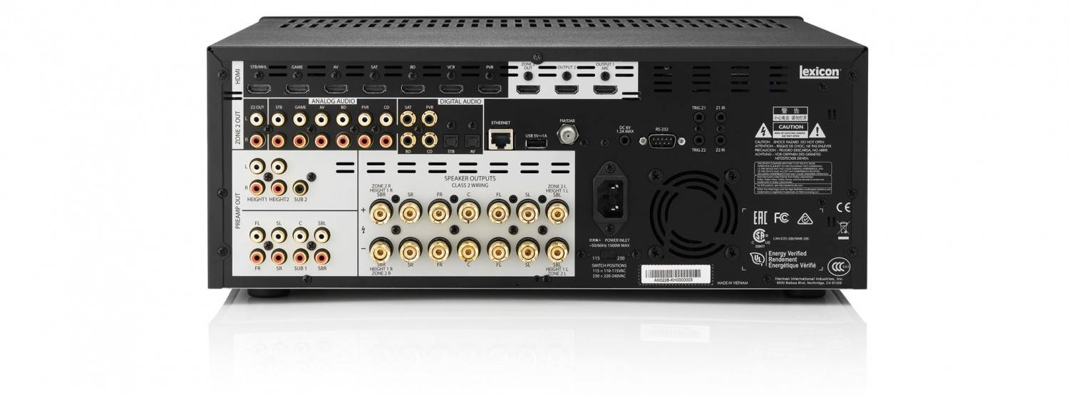 Audiophiles Hightech: High-End-AV-Receiver RV-9 von Lexicon: Lexicon RV-9, Bild 7 AV-Receiver Lexicon RV-9 im Test, Bild 7