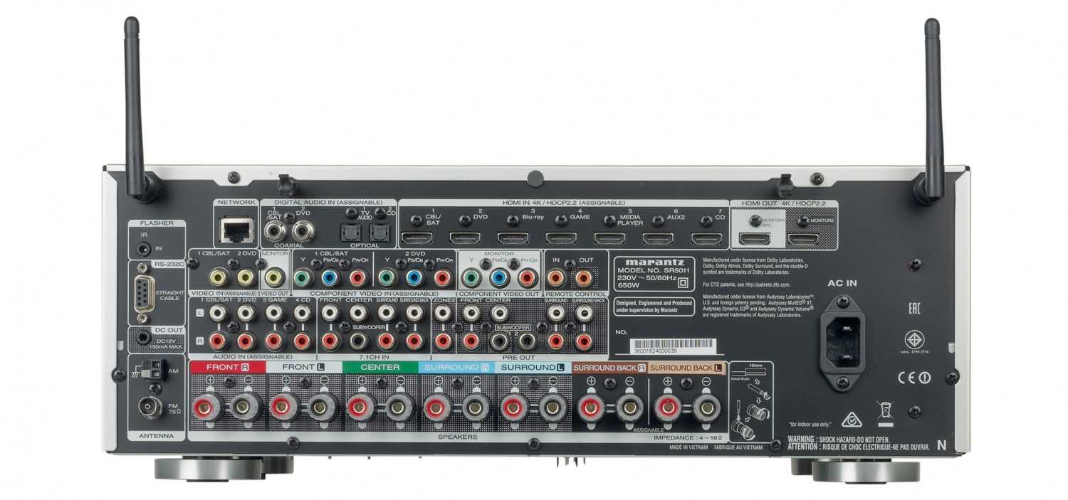 Oberklasse-Hammer: Marantz SR5011, Bild 3 AV-Receiver Marantz SR5011 im Test, Bild 3