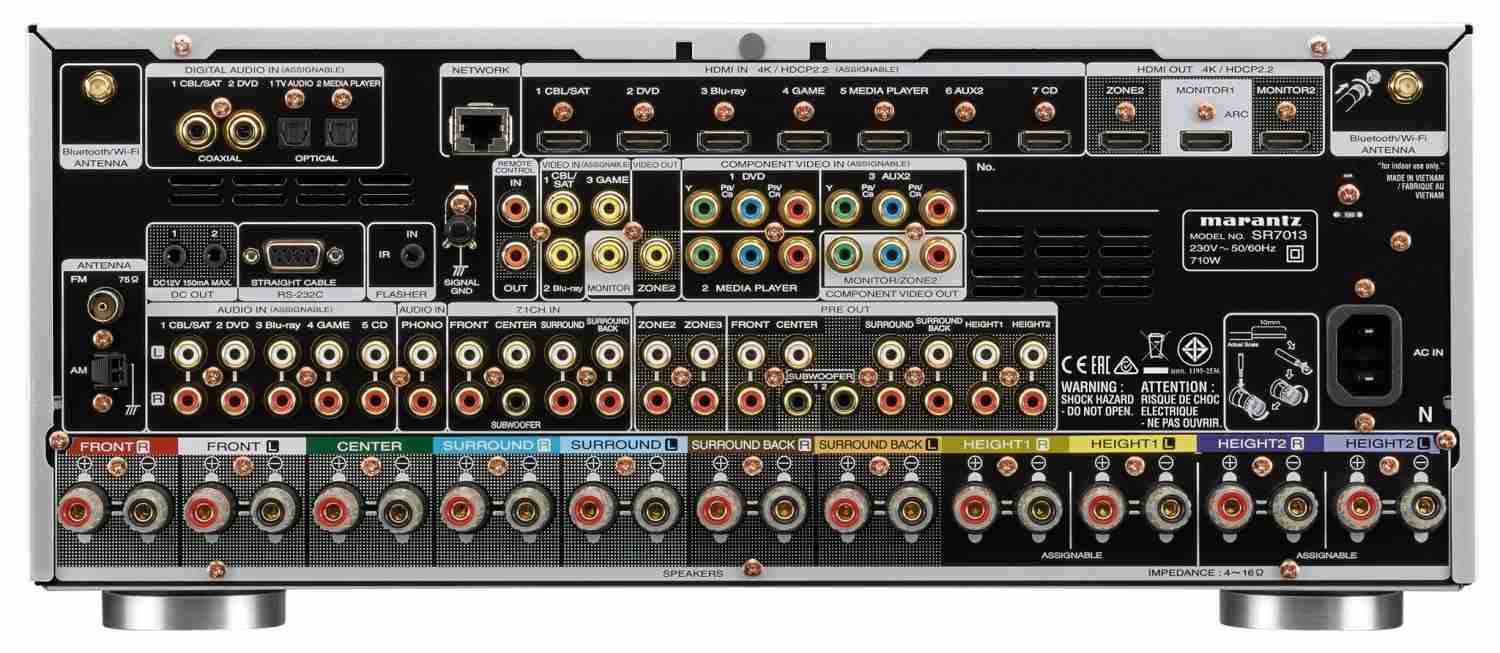 Universalgenie: Marantz SR7013, Bild 4 AV-Receiver Marantz SR7013 im Test, Bild 4