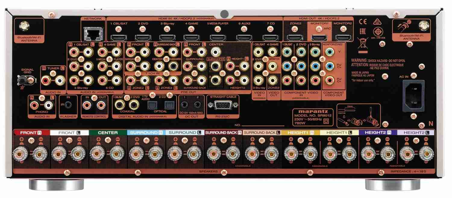 Volle Immersion: Marantz SR8012, Bild 3 AV-Receiver Marantz SR8012 im Test, Bild 3