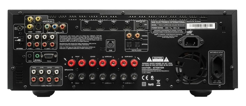 Grundsolide: NAD T748, Bild 3 AV-Receiver NAD T748 im Test, Bild 3