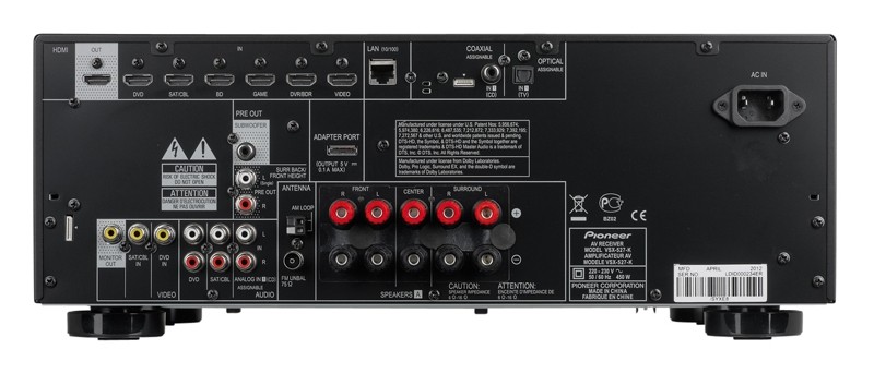 Pioneer VSX-527, Bild 3 AV-Receiver Pioneer VSX-527 im Test, Bild 3