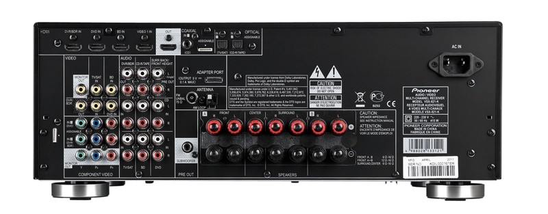 Basisarbeit: Pioneer VSX-821, Bild 2 AV-Receiver Pioneer VSX-821 im Test, Bild 2