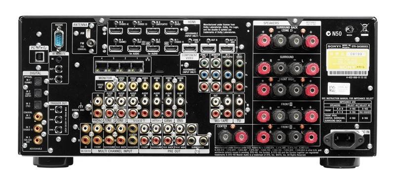 No Limit!: Sony STR-DA5800ES, Bild 3 AV-Receiver Sony STR-DA5800ES im Test, Bild 3