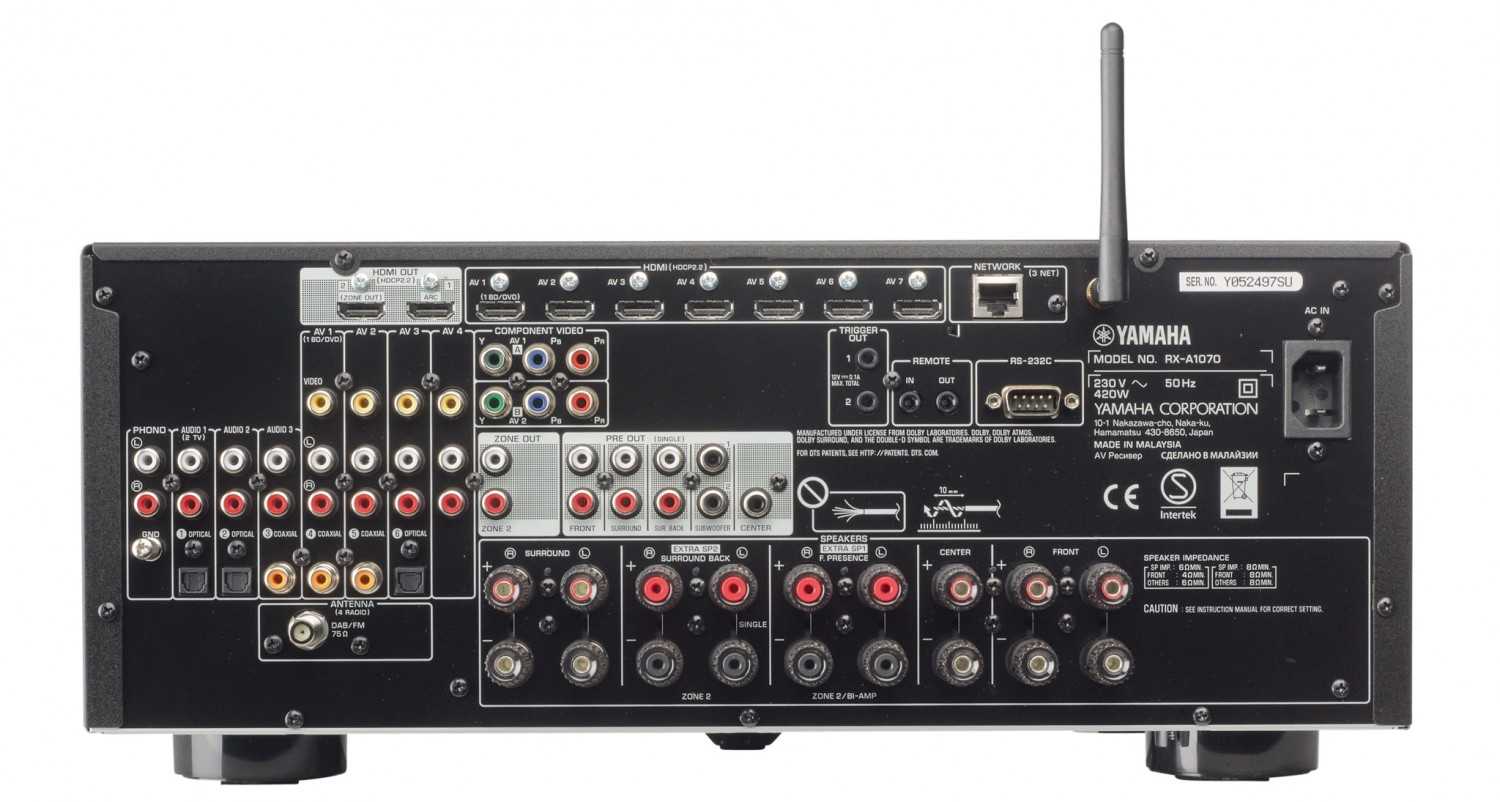 Die goldene Mitte: Yamaha RX-A1070, Bild 4 AV-Receiver Yamaha RX-A1070 im Test, Bild 4