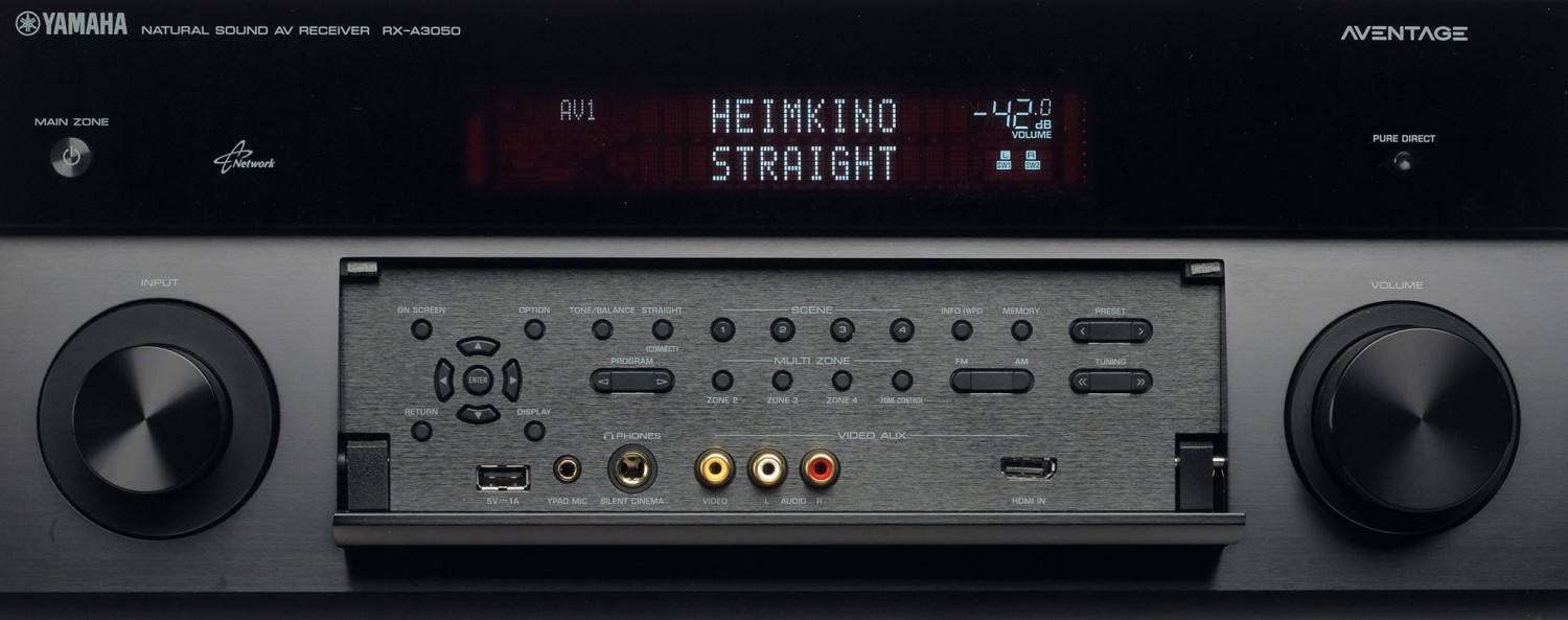 Der Feingeist: Yamaha RX-A3050, Bild 4 AV-Receiver Yamaha RX-A3050 im Test, Bild 4