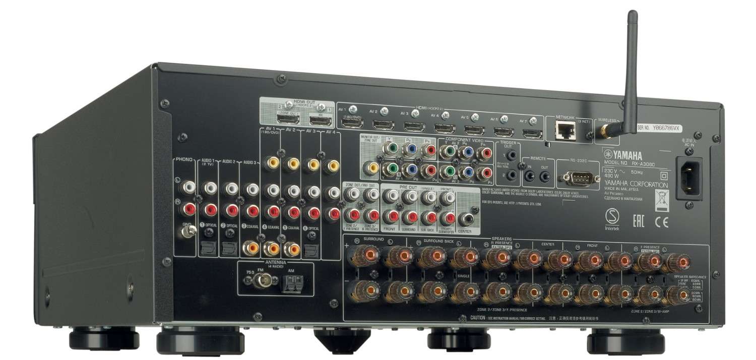 Mehrkanal- Schwergewicht: Yamaha RX-A3060, Bild 3 AV-Receiver Yamaha RX-A3060 im Test, Bild 3
