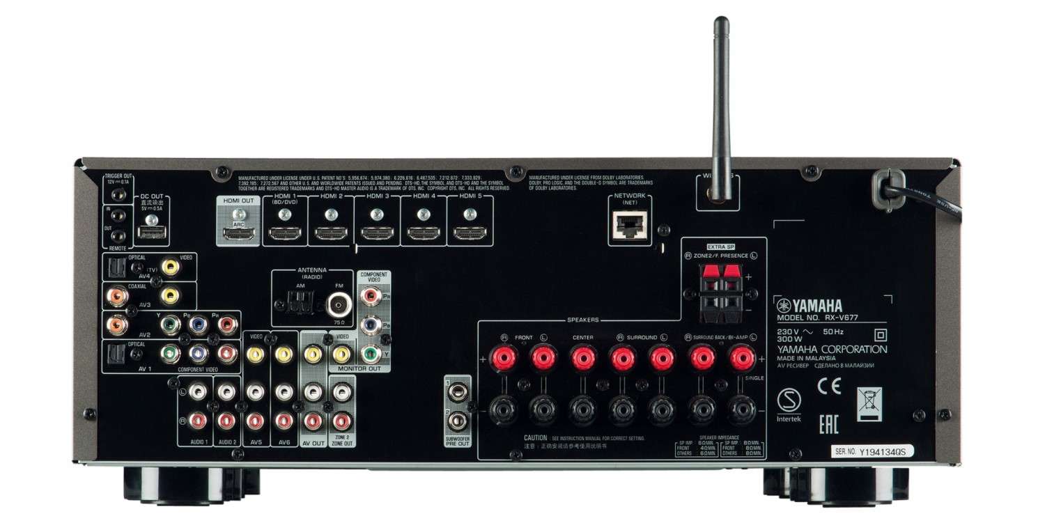 Made for Movies: Yamaha RX-V677, Bild 3 AV-Receiver Yamaha RX-V677 im Test, Bild 3