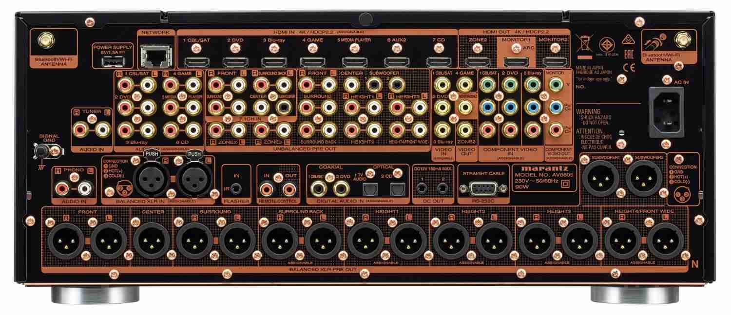Meisterliche Performance: Marantz AV8805, Bild 5 AV-Vorstufen Marantz AV8805 im Test, Bild 5