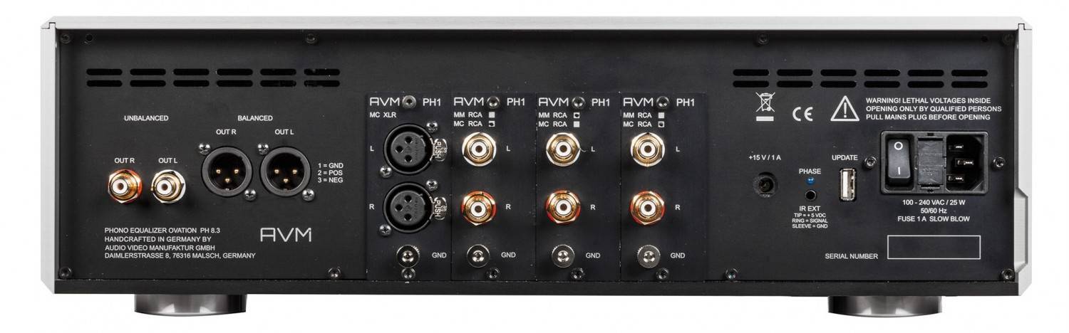 Phono Vorstufen AVM Ovation PH 8.3 im Test, Bild 4