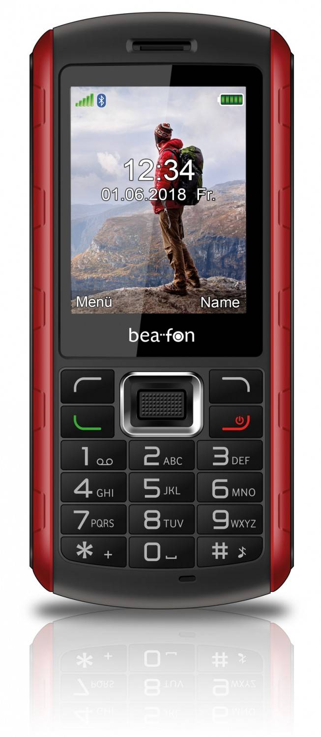 Robust unterwegs: Bea-fon AL560, Bild 1 Smartphones Bea-fon AL560 im Test, Bild 1