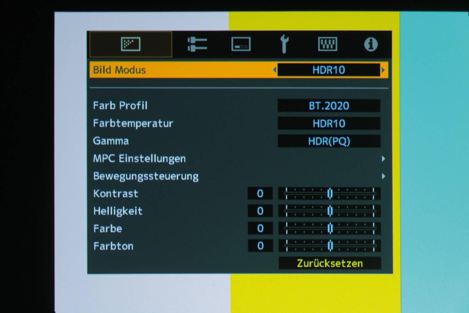 On Top: JVC DLA-N7, Bild 9 Beamer JVC DLA-N7 im Test, Bild 9