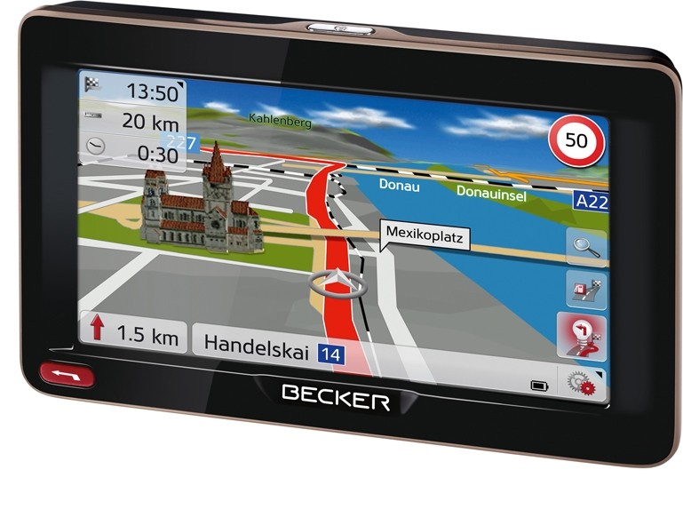 Lebenslänglich: Becker Ready 50 EU20 LMU, Bild 1 Portable Navigationssysteme Becker Ready 50 EU20 LMU im Test, Bild 1