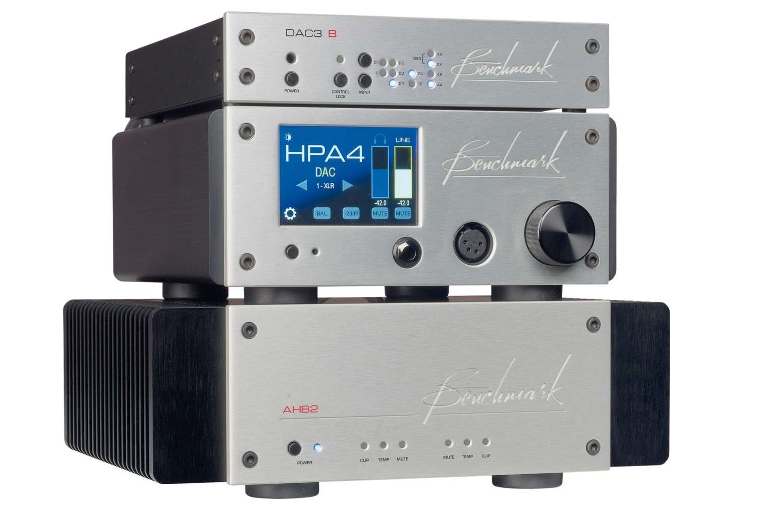 Vor-Endstufenkombis Hifi Benchmark AHB2, Benchmark DAC3 B, Benchmark HPA4 im Test , Bild 2