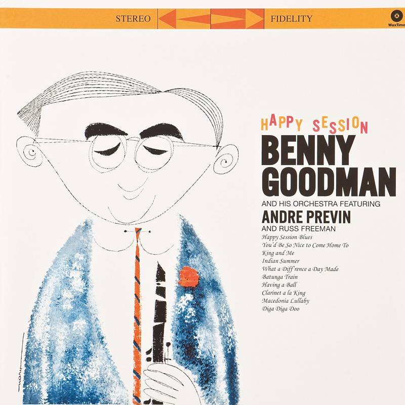 Benny Goodman - Happy Session: Benny Goodman - Happy Session (WaxTime), Bild 1 Schallplatte Benny Goodman - Happy Session (WaxTime) im Test, Bild 1