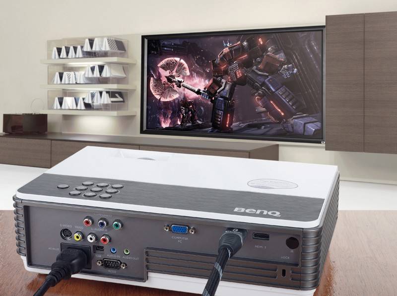 Gamers Liebling: BenQ W600+, Bild 1 Beamer BenQ W600+ im Test, Bild 1