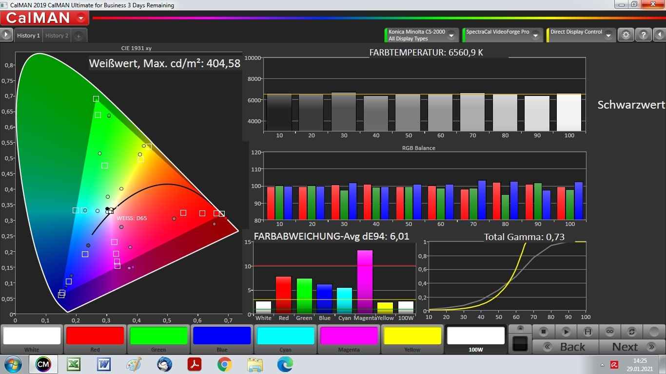 Beamer BenQ X1300i im Test, Bild 7