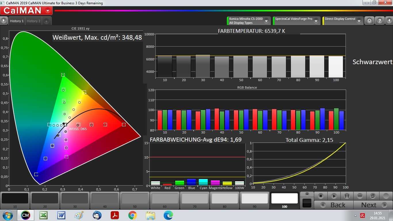 Beamer BenQ X1300i im Test, Bild 8