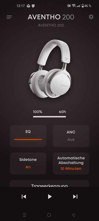 Ein angenehmer Geselle: Beyerdynamic Aventho 200, Bild 3 Kopfhörer Noise Cancelling Beyerdynamic Aventho 200 im Test, Bild 3